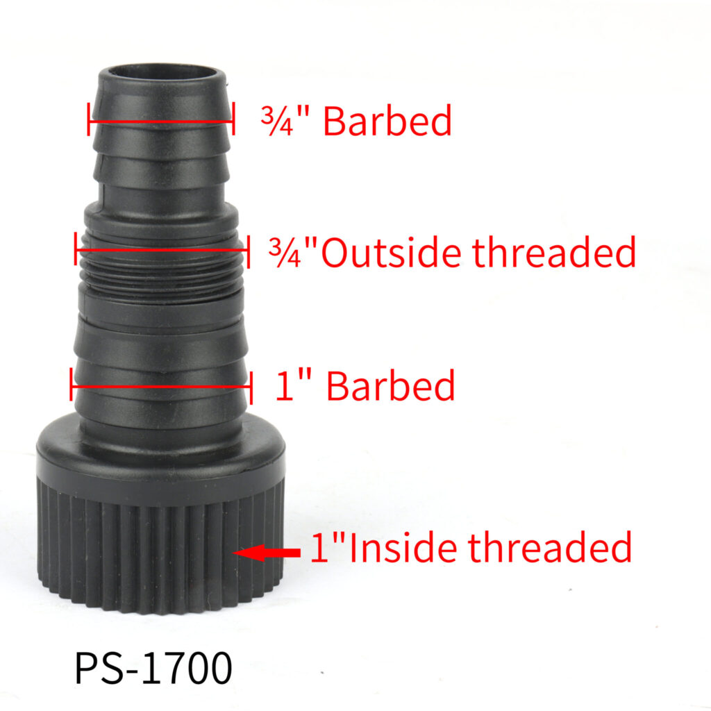 PS 1700 Water Pump Hose Adapter
